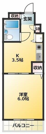 板橋区役所前駅 徒歩7分 3階の物件間取画像